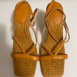 Coach orange heel